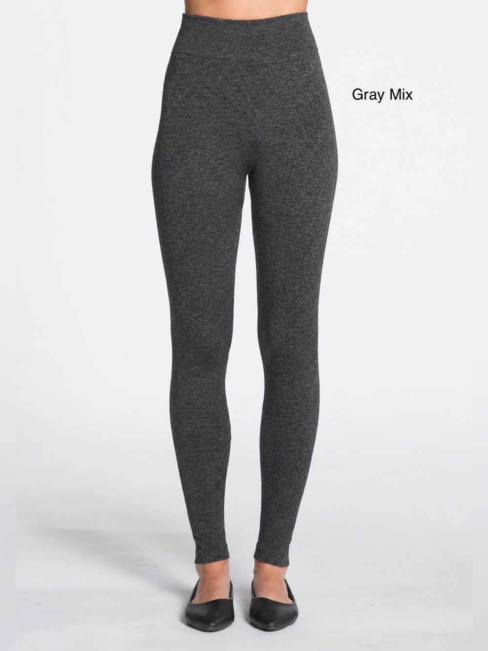 Nylon Blend-The Perfect Fit Legging by DKR & Co.-Gray Mix